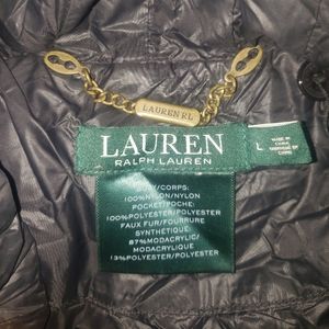 Black long coat (packable)